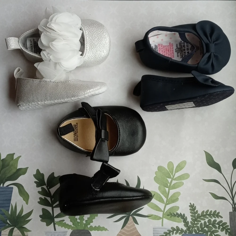 Gymboree, Primark  Three Pairs of Baby Shoes Sz 1